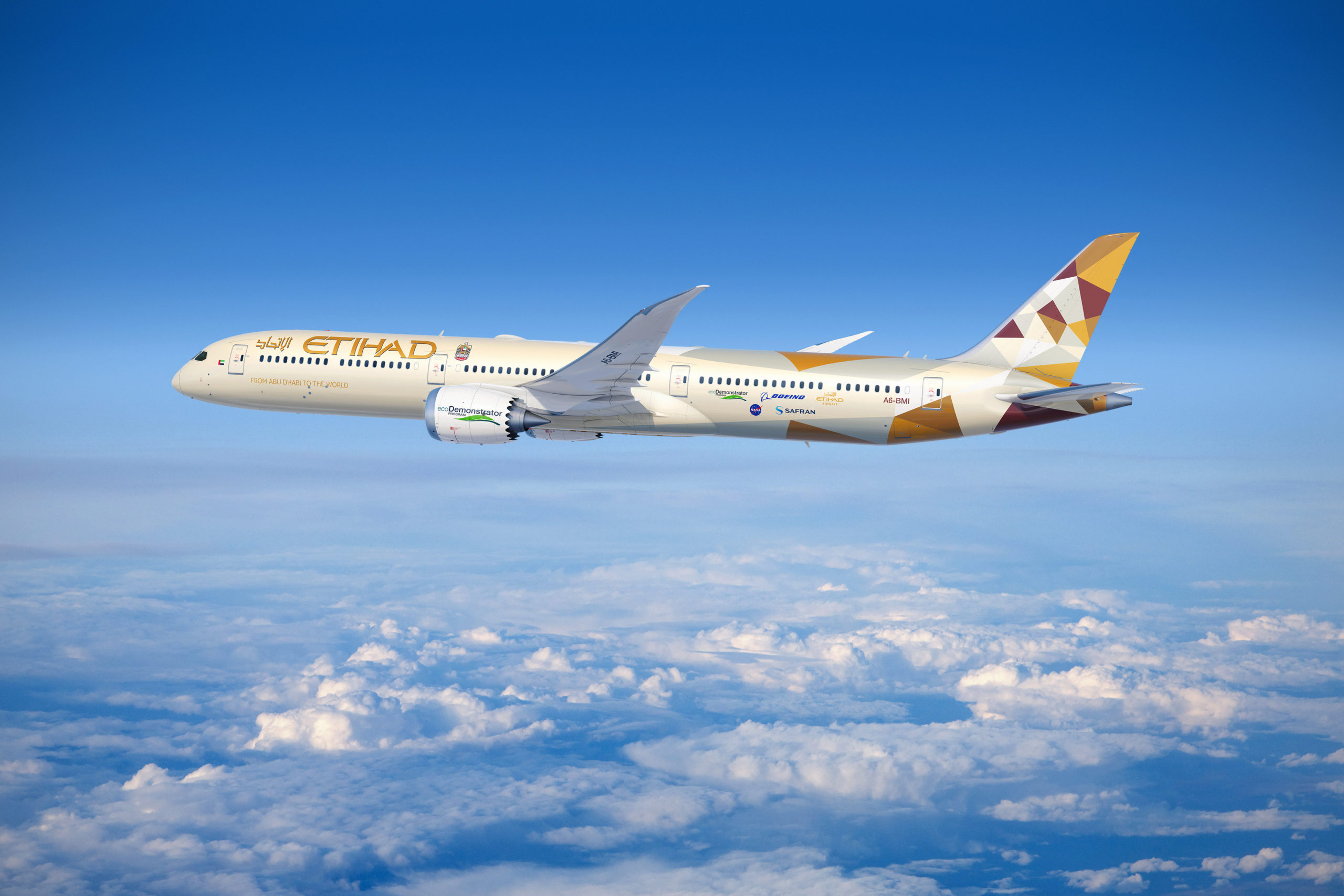 Image for Etihad And Boeing Extend Partnership With Sustainability-Focused Ecodemonstrator Testing