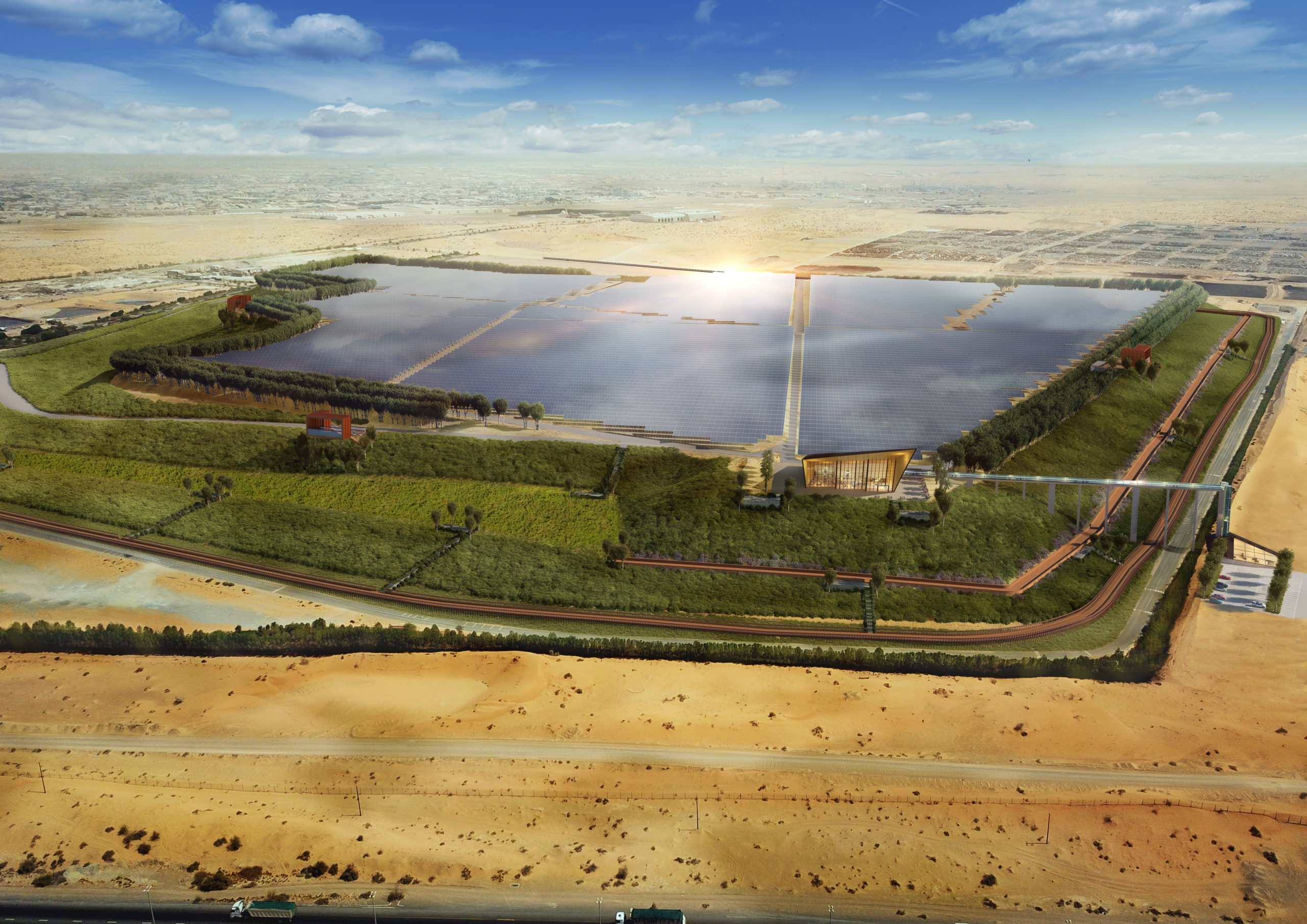 Image for Bee’ah Launches Region’s First Solar Energy Landfill Project