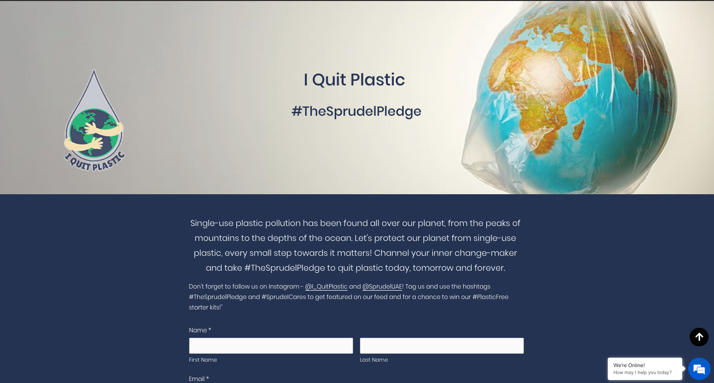Image for I Quit Plastic Powered By Sprudel Is On A Mission To Eliminate Single-Use Plastic