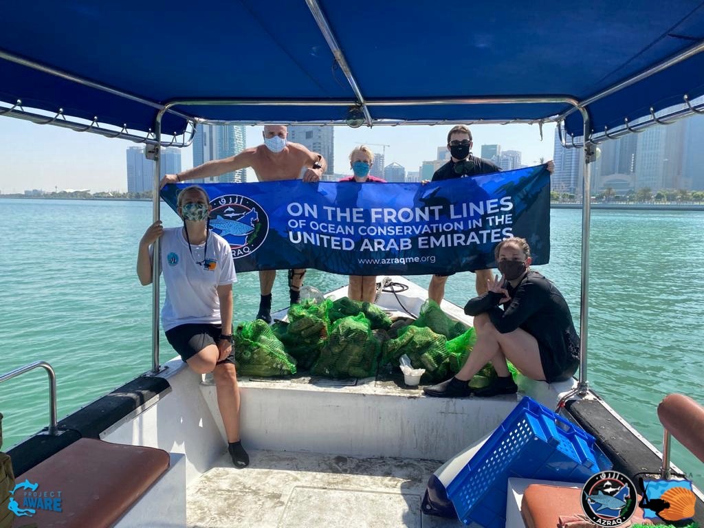 Image for Al Mahara Dive Center And Azraq Join To Remove 338kg Of Debris From Abu Dhabi Waters