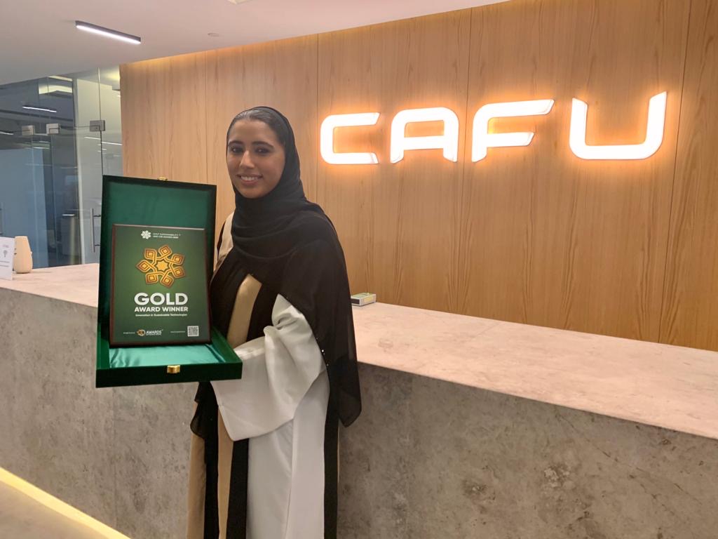Image for CAFU Honoured With Prestigious ‘Gold Innovation In Sustainable Technologies’ Award At The Gulf Sustainability And CSR Award Ceremony