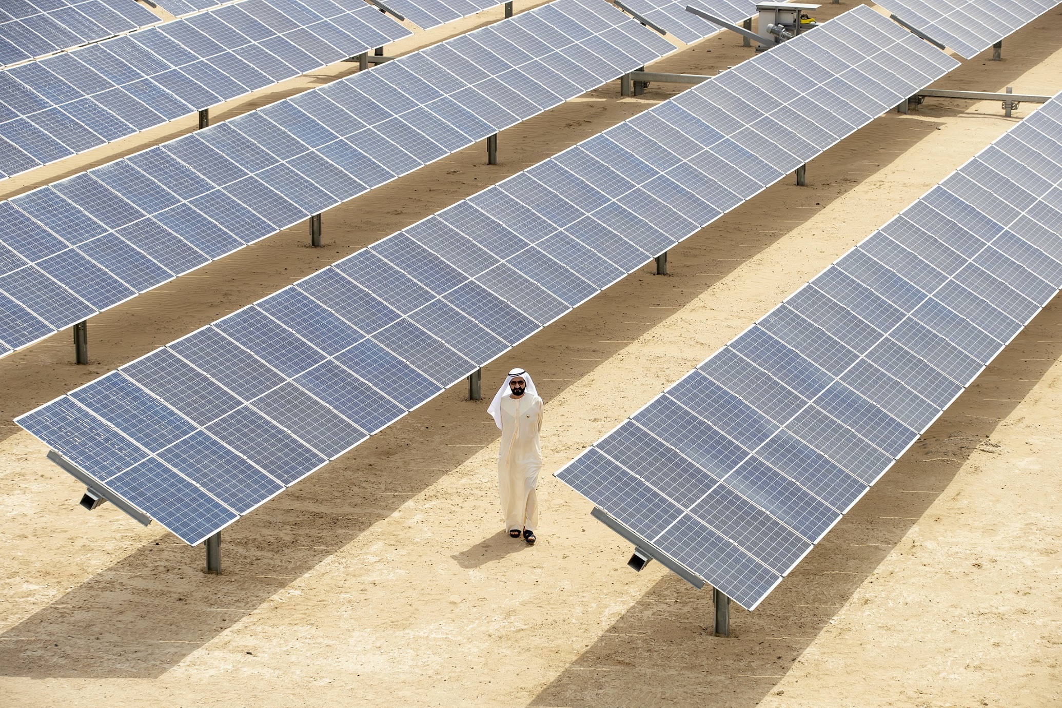 Image for UAE Vice President Inaugurates 800MW 3rd Phase Of The World’s Largest Single-Site Solar Park