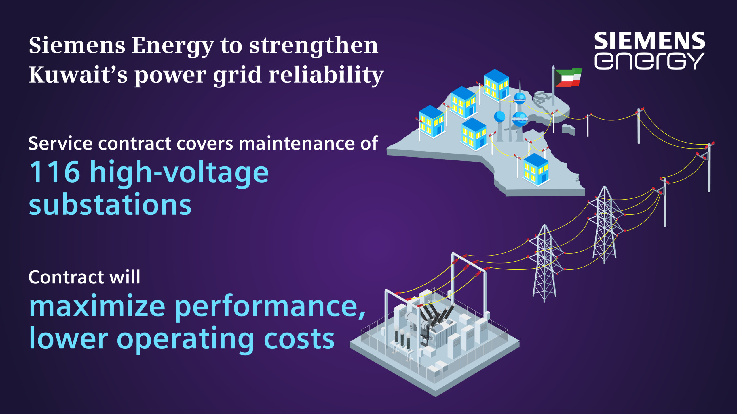 Image for Siemens Energy Awarded Major Service Contract To Strengthen Kuwait’s Power Grid Reliability
