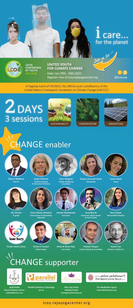Image for Youth ‘Change Enablers’ To Gather For The First-Ever Local Conference Of Youth On Climate Change In UAE