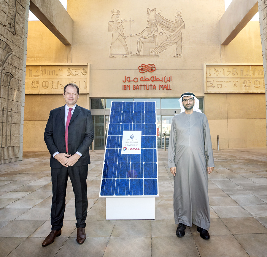 Image for Nakheel Malls And Total Partner To Install 12,000 Solar Panels On Ibn Battuta Mall And Dragon Mart Rooftops