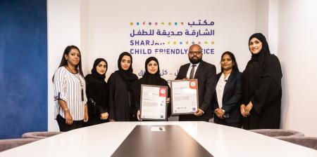 Image for Sharjah Child Friendly Office recognised by ISO for commitment to quality management and social responsibility