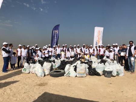 Image for Aster Volunteers and Emirates NBD take to Al Qudra Desert for Green Choices clean up initiative