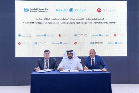 Image for Azelio to partner with Khalifa University and Masdar to install new clean-tech pilot project at Masdar City