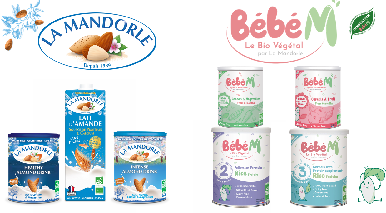 Image for 100% Organic And Plant Based Brands La Mandorle & Bebe M Exhibiting At Gulfood 2021