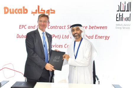 Image for Ducab and Etihad ESCO lay foundation for solar growth at WETEX 2019