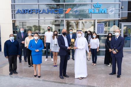 Image for KLM Wins Aviation Sustainability Award At Middle East Aviation Achievement Awards 2021