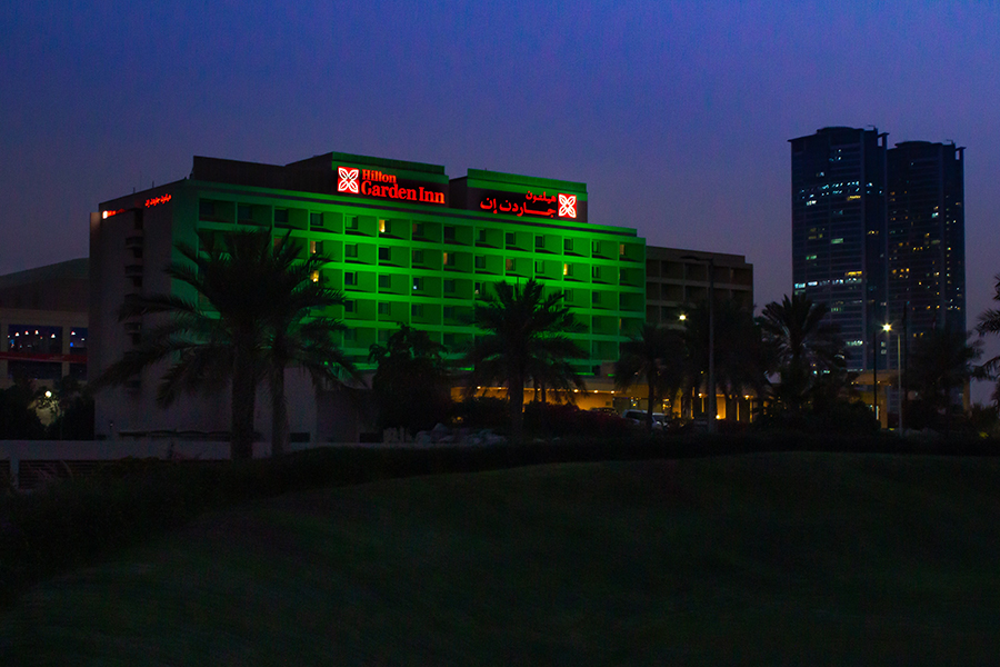 Image for Hilton Garden Inn, Ras Al Khaimah Lights Up Green To Celebrate St Patrick’s Day!