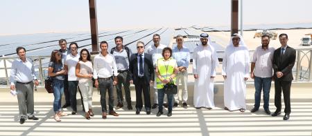 Image for Portuguese secretary of state for energy visits Noor Abu Dhabi solar plant