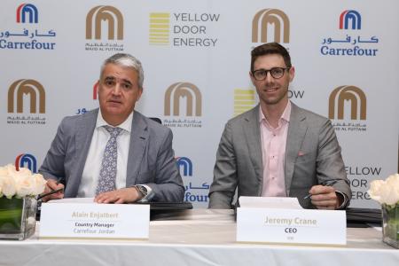 Image for Majid Al Futtaim signs with Yellow Door Energy to supply solar power to Carrefour stores in Jordan