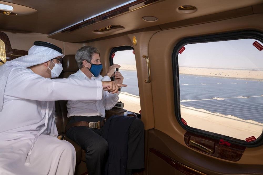 Image for UAE Special Envoy For Climate Change H.E. Dr. Sultan Ahmed Al Jaber Welcomes U.S. Special Presidential Envoy For Climate John Kerry In Abu Dhabi