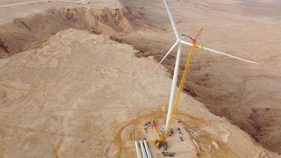 Image for Saudi Arabia Sees Its First Wind Farm From Vestas Coming Together