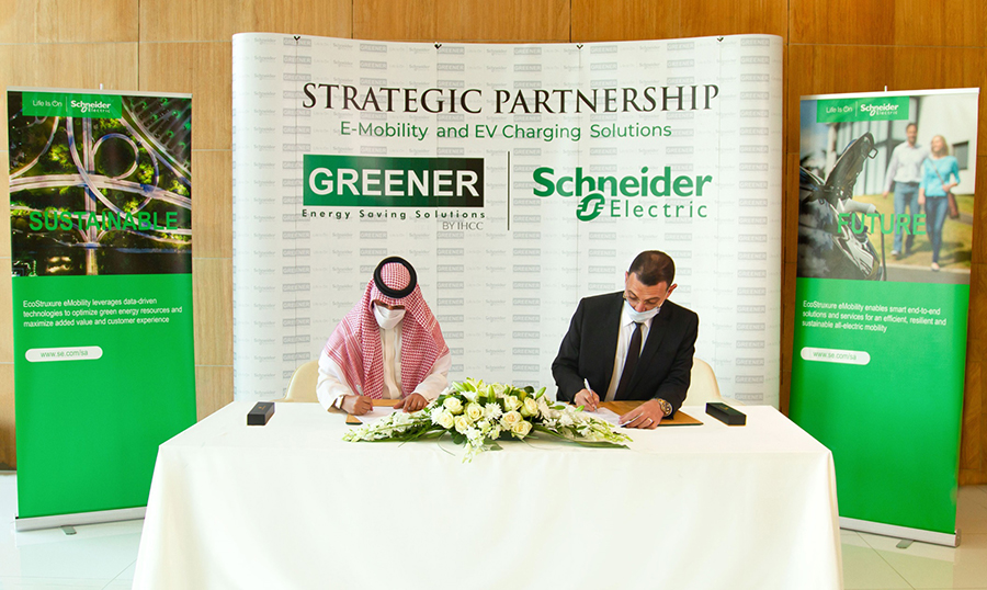 Image for Schneider Electric Partners With GREENER By IHCC To Develop Saudi Arabia’s Electric Vehicle Sector