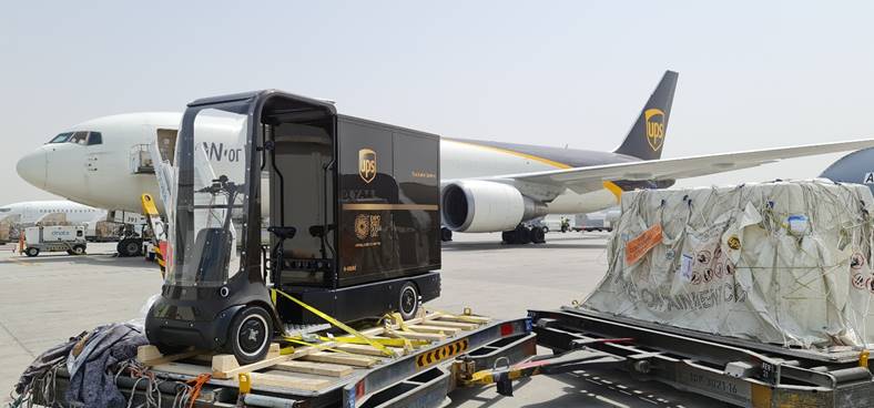 Image for UPS’s Electric Quadricycle “eQUAD” Arrives In Time For Expo 2020 Dubai