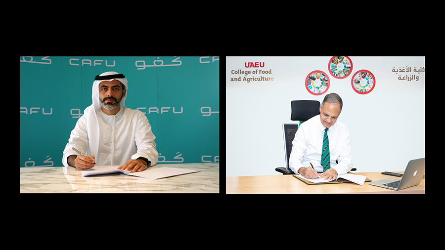 Image for To Strengthen The UAE Efforts To Combat Desertification The College Of Food And Agriculture At The UAE University Signs A Memorandum Of Understanding With CAFU To Plant Ghaf Tree Seeds In The Desert Sand Dunes