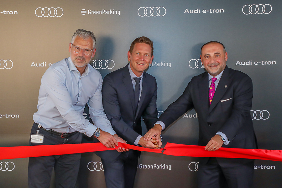 Image for Audi Brings Electric Chargers To Dubai Airport Free Zone