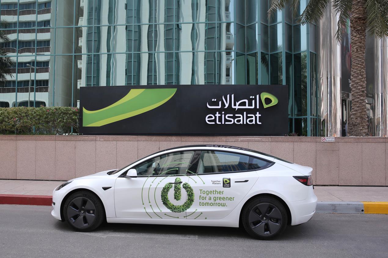 Image for Etisalat Adds Tesla Model 3 To Its Fleet In Latest Green Initiative