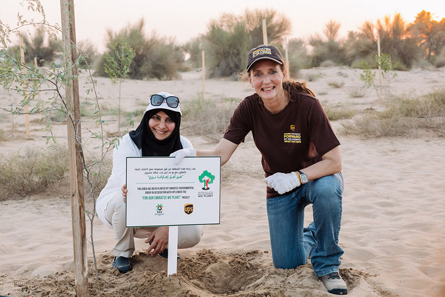 Image for The UPS Foundation Pledges More Than 10,000 Trees For Every Package Shipped At Expo 2020 Dubai
