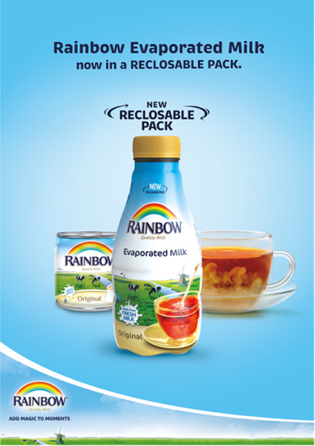 Image for FrieslandCampina Launch First Ever Rainbow Evaporated Milk Recyclable PET Pack In The Middle East