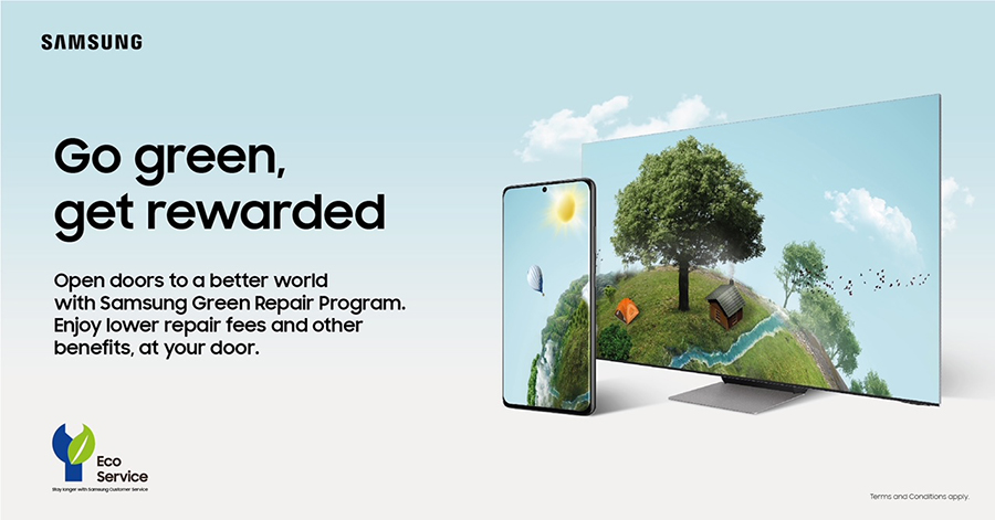 Image for Samsung Launches ‘Green Repair Campaign’ To Provide Customers With Sustainable Experiences