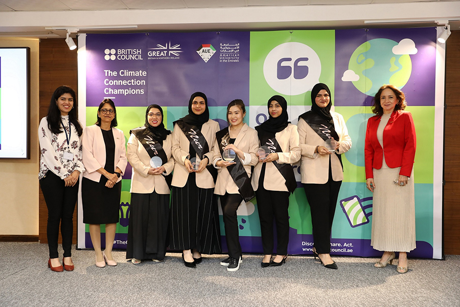 Image for British Council UAE Awards Four Young Climate Champions For Their Social Action Plans In Benefit Of Their Communities