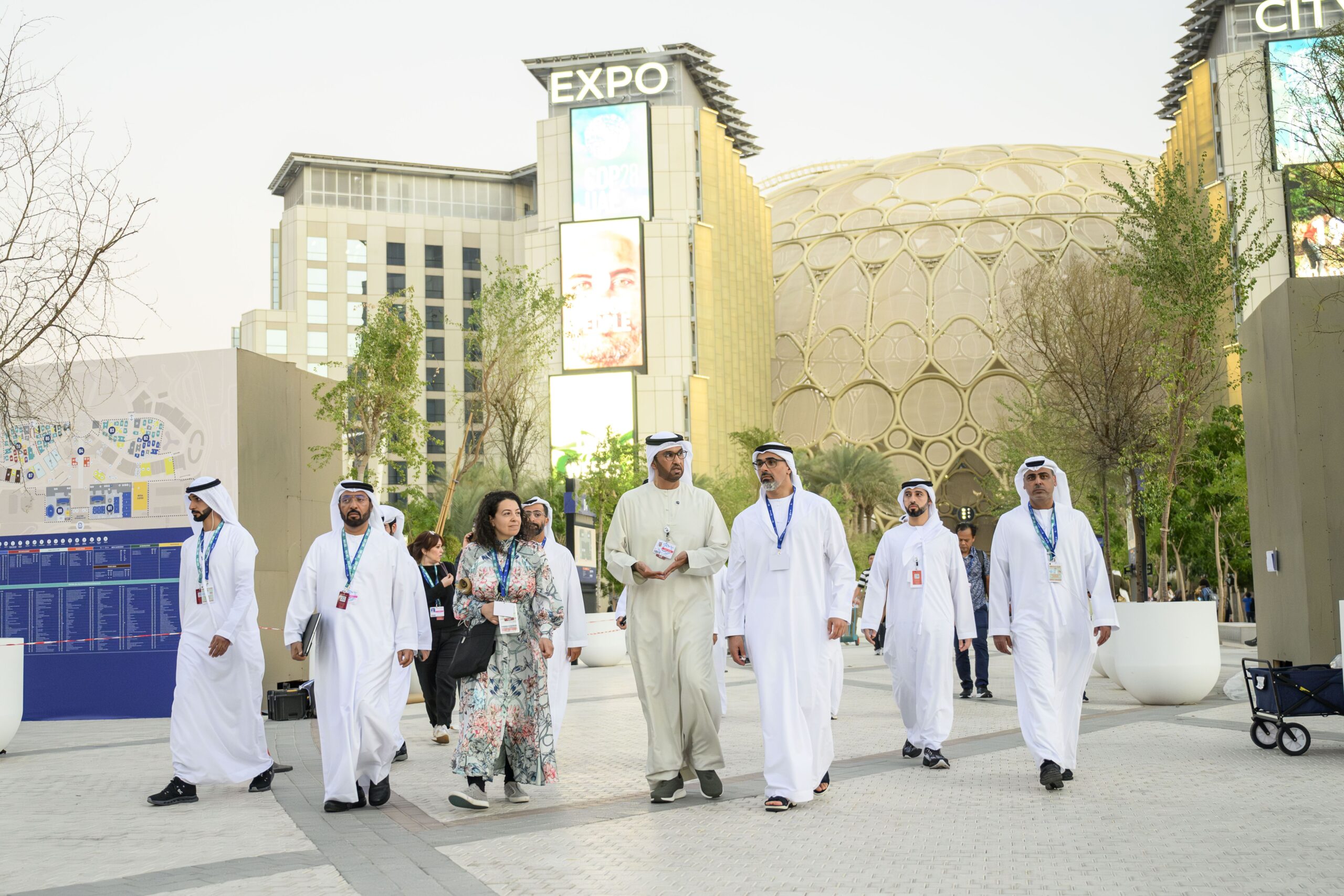 Image for Khaled Bin Mohamed Bin Zayed Visits COP28 Site, Reviews Preparations To Receive Delegations