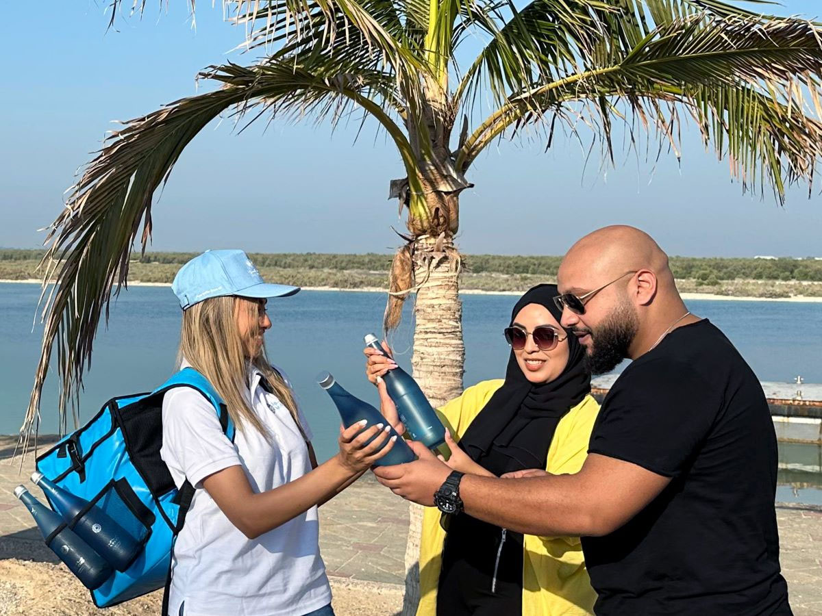 Image for Ma Hawa’s Sustainable Water Bottles Hydrate Beachgoers During COP28