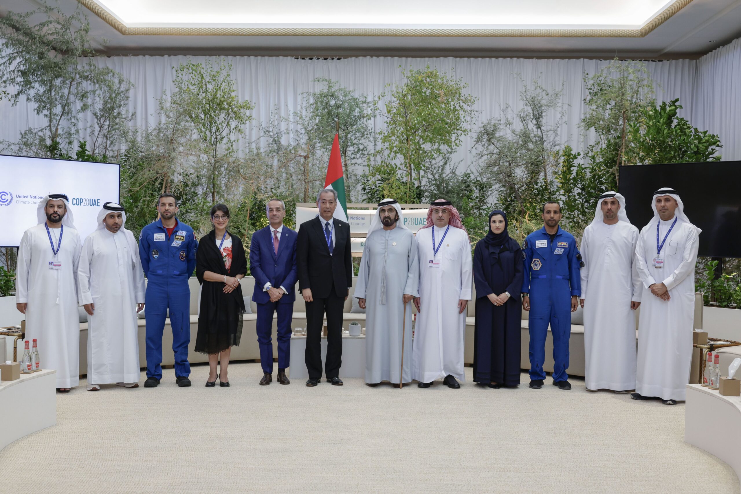 Image for Mohammed Bin Rashid Meets With Climate Policy And Space Sector Decision Makers Attending Space Agencies Leaders’ Summit At COP28