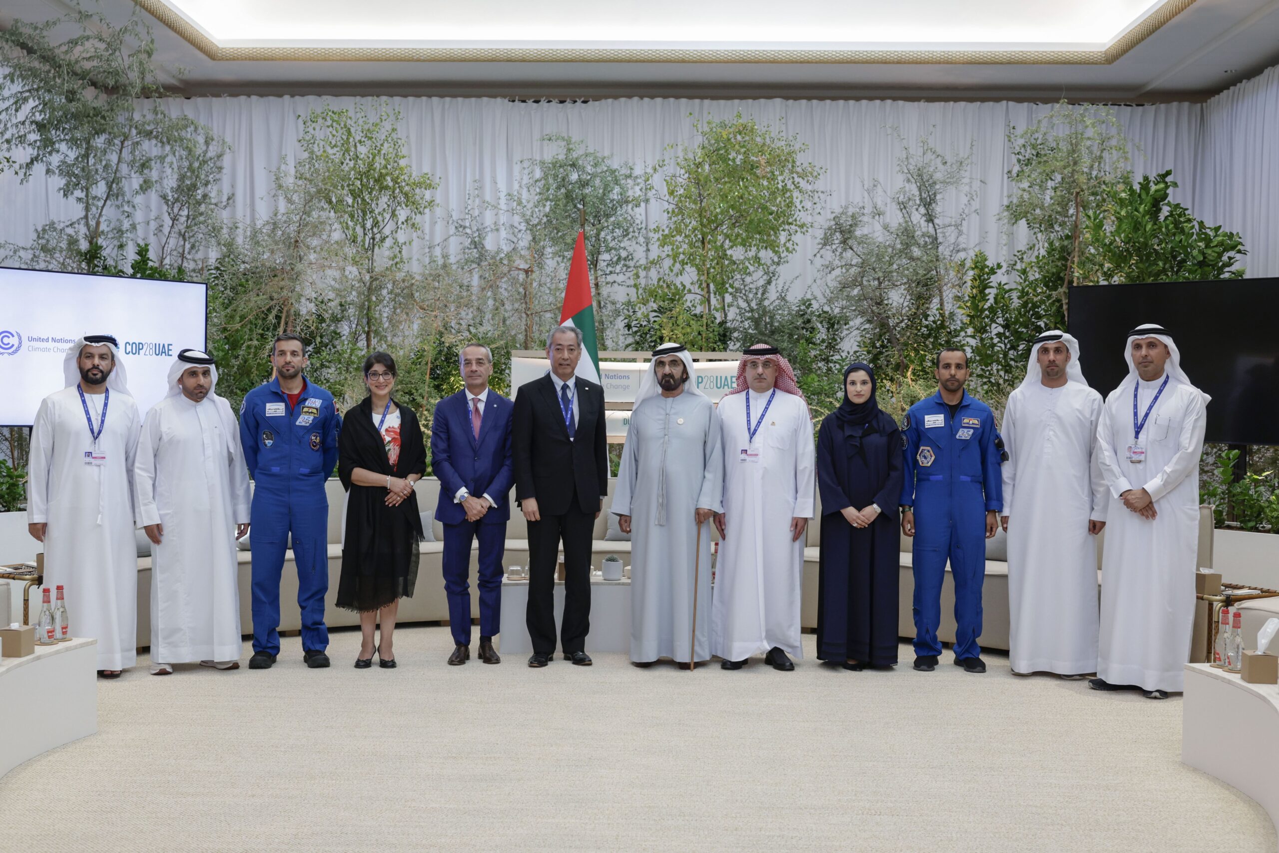 Image for Mohammed Bin Rashid Meets With Climate Policy And Space Sector Decision Makers Attending Space Agencies Leaders’ Summit At COP28