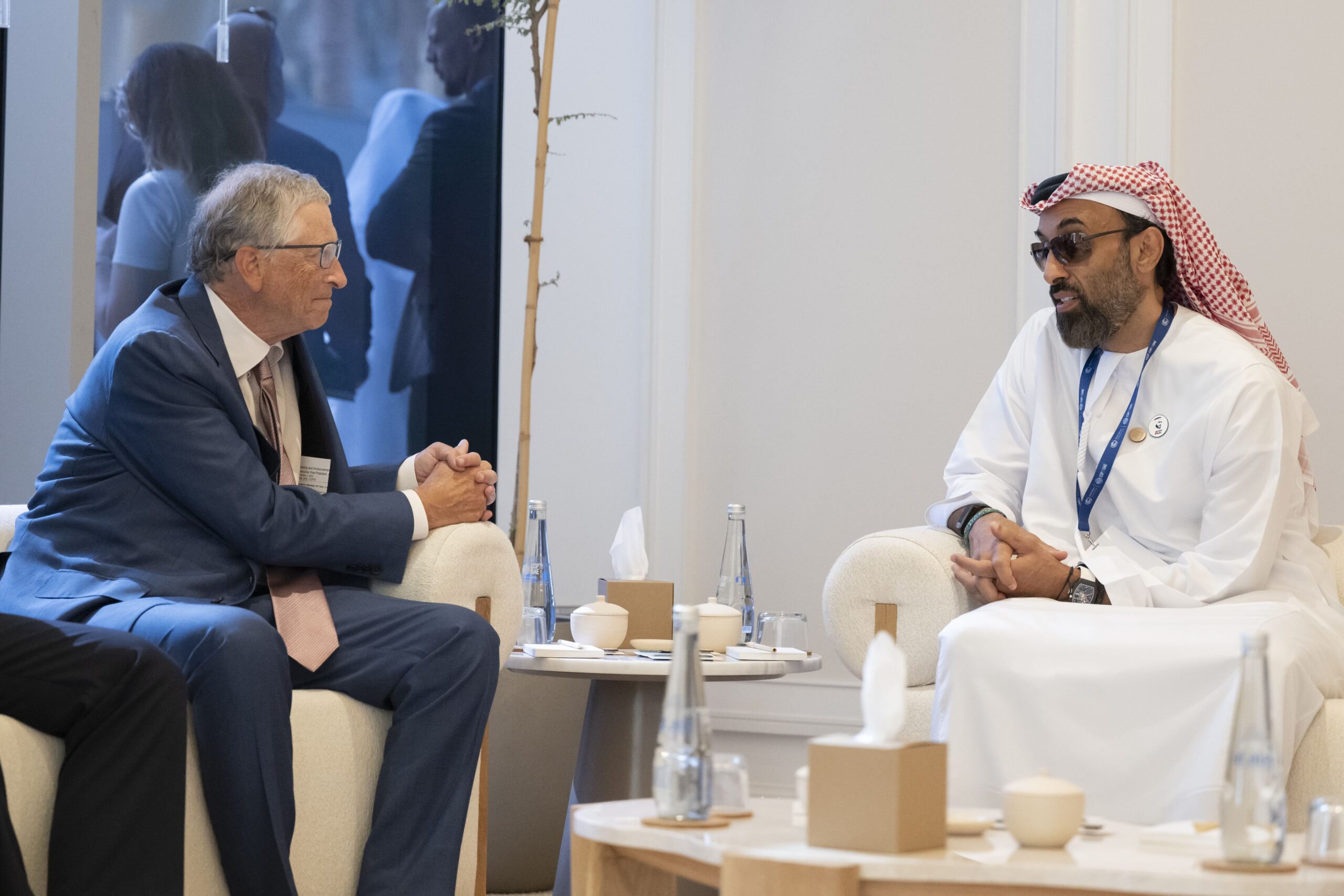 Image for Tahnoun Bin Zayed Meets Bill Gates On Sidelines Of COP28 In Dubai