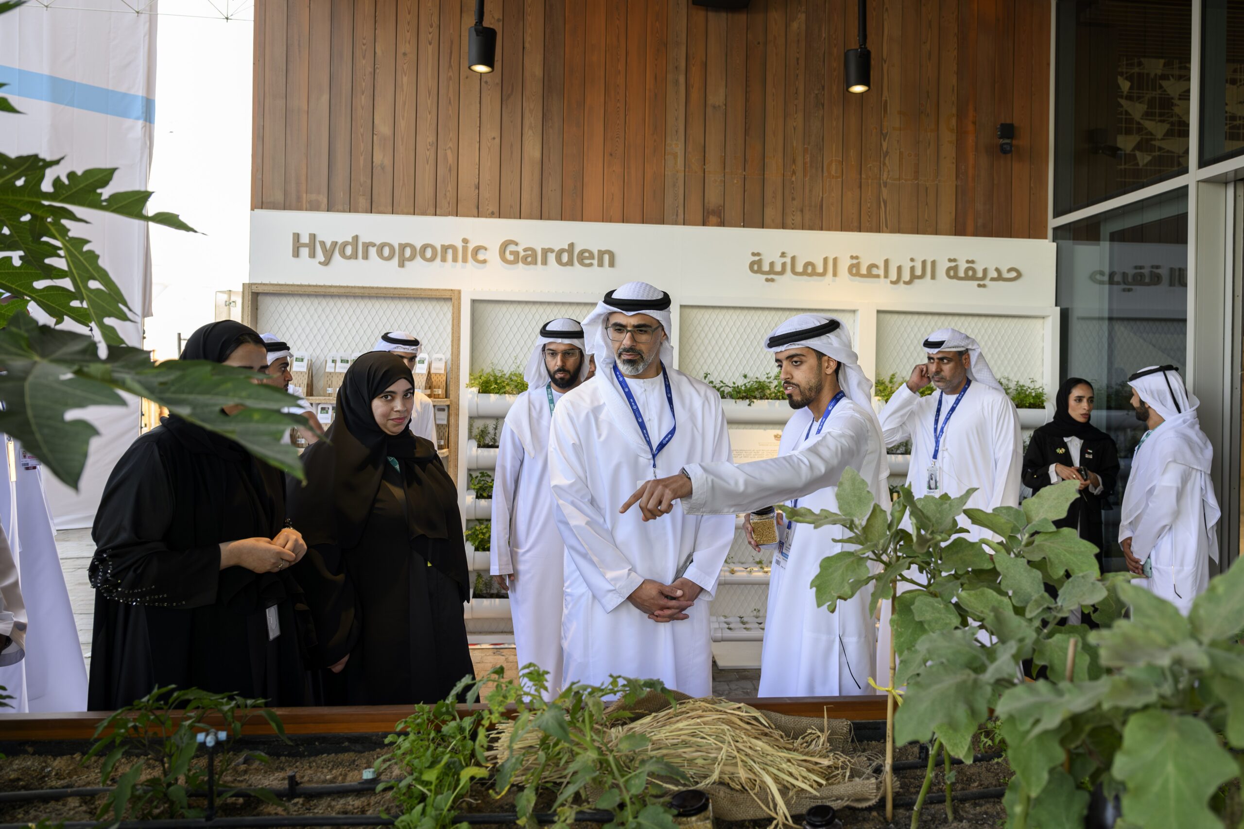 Image for Khaled Bin Mohamed Bin Zayed Visits Green Zone At COP28