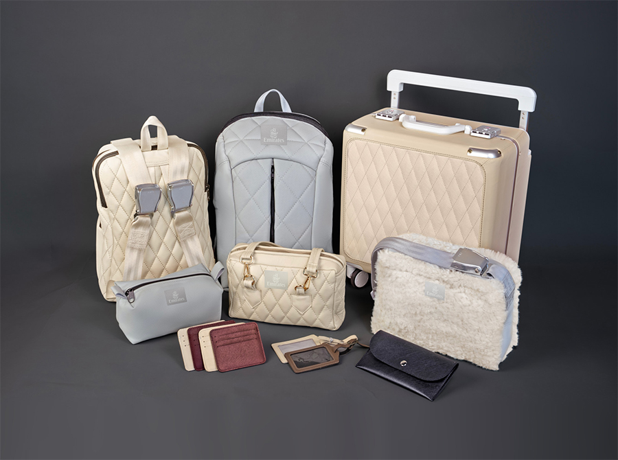 Image for Emirates Launches Limited Edition Luggage And Accessories Made From Upcycled Aircraft Interiors – ‘Aircrafted By Emirates’