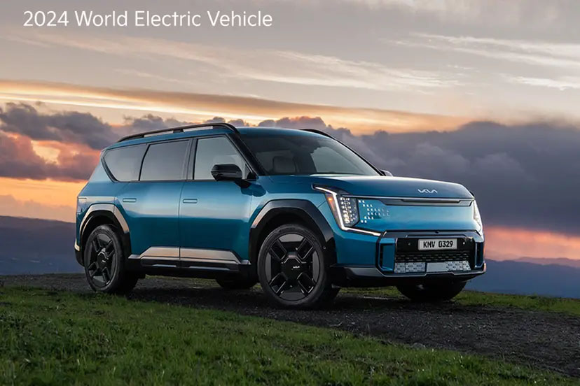 Image for Kia EV9 Secures Double Win At The 2024 World Car Awards