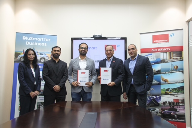 Image for Al Rostamani Travels And BluSmart Unveil Region’s Pioneering Eco-Travel Partnersfiip