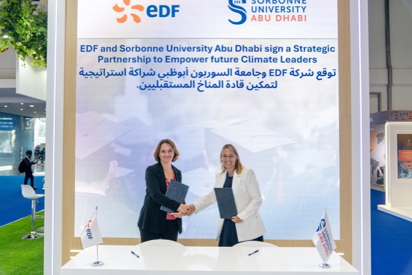 Image for Sorbonne University Abu Dhabi And Électricité De France Forge Sustainability-Focused Partnership To Support UAE’s Clean Energy Future And Talent Development