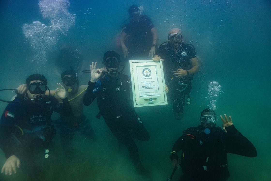 Image for ‘Beneath The Blue – Underwater Cleanup’ Initiative Sets Record For Largest Number Of Participating Divers