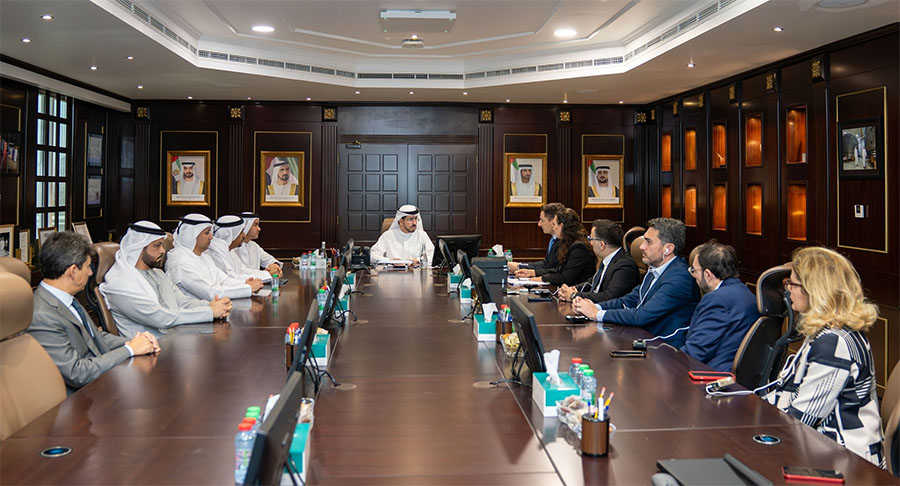 Image for DEWA, Italian Delegation Discuss Strengthening Collaboration In Renewable Energy, Advanced Technologies