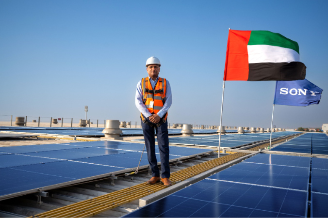 Image for Sony Middle East And Africa Commissions 391.2 kWp Solar Power Project At Headquarters In Jebel Ali Free Zone Dubai, UAE
