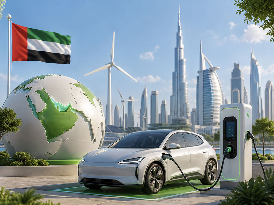 Image for UAE Ranks First Regionally In Electric Vehicle Sales For Second Consecutive Year