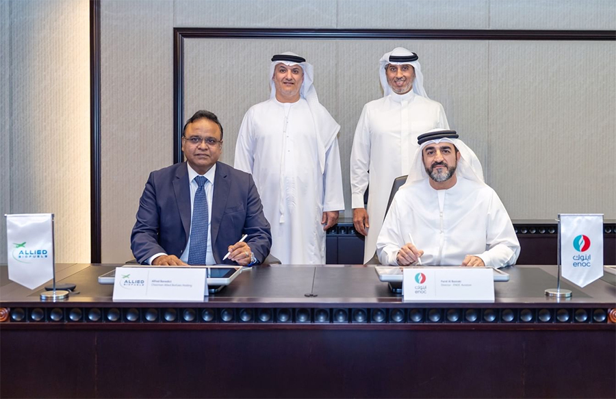 Image for ENOC Group Signs MoU With Allied Biofuels Holding For Sustainable Aviation Fuel Supply Cooperation
