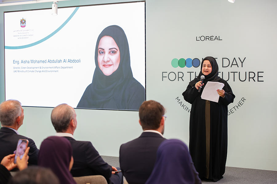 Image for L’Oréal Middle East Announces The Signing Of The UAE Climate-Responsible Companies Pledge With The Ministry Of Climate Change And Environment At The L’Oréal For The Future Summit In Dubai