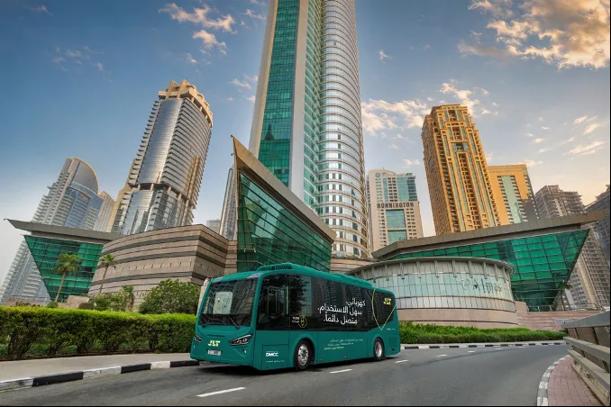 Image for DMCC Launches Dubai’s First Fully Electric Community Bus Service Connecting JLT And Uptown Dubai